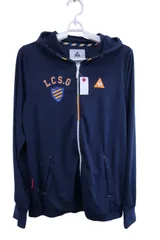 【美品】le coq sportif(ルコックスポルティフ) パーカー ネイビー レディース L ゴルフ用品 2412-0706 中古