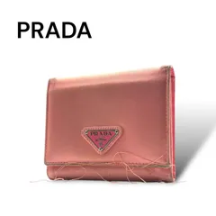 PRADA プラダ　3つ折り財布　ナイロン　ピンク　246939143 R116