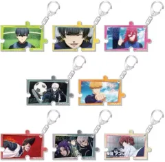 【中古】雑貨 全8種セット 「ブルーロック アニメ放送記念フェア in ハンズ トレーディングパズル風アクリルキーホルダー」