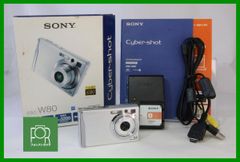 【動作保証・点検済】良品■到着後即使える■SONY DSC-W80■バッテリー・チャージャー・2GB 専用メモリーカード・箱付き■13453