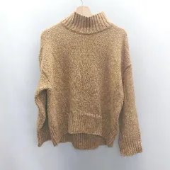 ◇ ⊇ H&M エイチアンドエム ハイネック 長袖 ニット サイズS ブラウン系 メンズ E  【1503060017289】