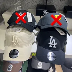 NEWERA ニューエラ⚫︎帽子　キャップ　ベースボール　9forty ドジャース　ナチュラル　ブラック