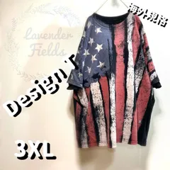 アメリカ国旗Tシャツビッグプリント大きいサイズb系3XL古着