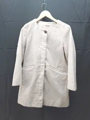 ◇ MAJESTIC LEGON マジェスティックレゴン フロントボタン、冬用 長袖 ロングコート サイズF ベージュ レディース E  【1301260023303】のサムネイル