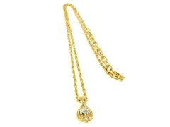 ■新品同様■ NINA RICCI ニナリッチ ヴィンテージ ネックレス ペンダント アクセサリー レディース ゴールド系 DE5069