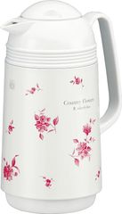 ピーコック魔法瓶工業(The-peacock) ピーコック 保温ポット 1.0L 保温 保冷 ガラス製 卓上ポット ハンディポット 保温力 まほうびん 日本製 カントリーフラワー GHD-100 FLC