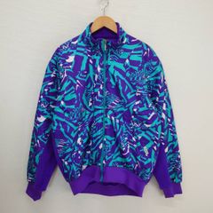 DESCENTE デサント 90s 90年代 CY-7908D フリース ポリエステル 切替 ジャケット ブルゾン 総柄 O 10102743