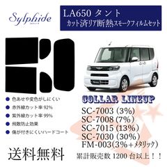 ダイハツ LA650タント リアフィルム　断熱スモークフィルム