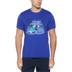 【送料無料】 オリジナルペンギン メンズ Tシャツ トップス Graphic Tee Sn99 Bluing
