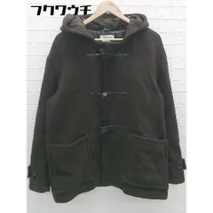 ■ GLOBAL WORK グローバルワーク 長袖 ダッフル コート サイズL ダークブラウン レディース 【中古】 【1102230015904】