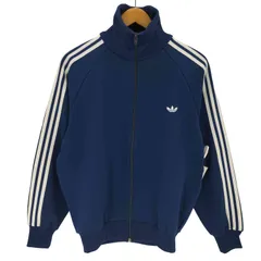 アディダス adidas 80S デサント製 ロゴワッペントラックジャケット メンズ  4号