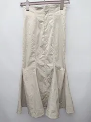 ◇ ⊂ rienda リエンダ シンプル ロング マーメイド スカート サイズM ベージュ系 レディース P  【1411070010551】