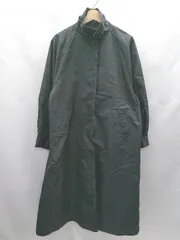 ◇ ⊇ ap retro アプレトロ 薄手 ステンカラー ロング 長袖 コート サイズフリー ブラック レディース E  【1501160018472】のサムネイル