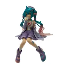 美品 フリュー フィギュア 初音ミク ぬーどるストッパーフィギュア ー恋するセーラー服 パープルver.ー FURYU
