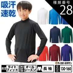 【新品未使用】種類28:(6400)レッド/160 野球 アンダーシャツ ジュニア 長袖 ハイネック ゆったり ZETT ゼット ライトフィットアンダーシャツ 吸汗速乾 ストレッチ 軽量 BO8920J
