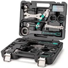 自転車整備用工具まとめて一式【中古】 TOOL COMPANY STRAIGHT バイク用車載工具セット 16ピース