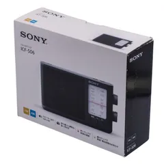 ソニー SONY ポータブルラジオ ICF-506 : FM/AM/ワイドFM対応 電池駆動可能(単3形3本) ブラック ICF-506 C Amazon.co.jp: ソニー ポータブルラジオ ICF-506 : FM/AM/ワイド