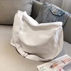 キャンバスショルダー 肩掛バッグ 帆布バッグ 大き目 ユニセックス マザーズバッグ トートバッグ ショルダーバッグ tote 肩掛けバッグ 無地 a4 大人 カジュアル 帆布 たっぷり収納 頑丈 旅行 マチ広 通勤通学 軽量 エコバッグ サブバッグ ママバッグ