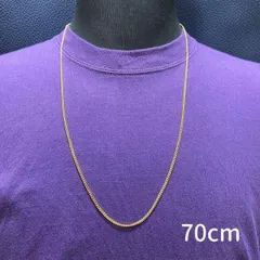 細め 《70cm》ゴールド 喜平チェーンネックレス メンズ レディース