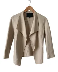 RE183 UNTITLED アンタイトル　ジャケット　9分袖　レディース　ベージュ　サイズ2