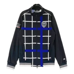 サイズ：L KAPPA GOLF カッパゴルフ  ジップジャケット チェック柄 ブラック系 [240101474939] ゴルフウェア レディース ストスト