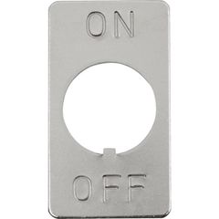 スイッチインジケータープレート Switch Indicator Plate - Washer, Carling, On-Off, Rectangular