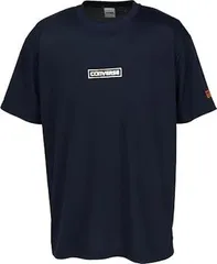【新品】【Mサイズのみ】CONVERSE(コンバース) 吸汗速乾 半袖 バスケウェア メンズ プリントTシャツ　ネイビー　CB241359-2900-M