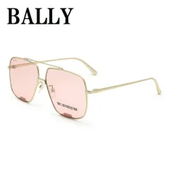 バリー BALLY BY0017-D 32Y 60 サングラス アジアンフィット UVカット 紫外線カット レディース ピンク ゴールドのサムネイル
