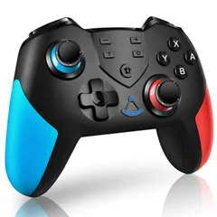 【人気商品】HD振動 接続 スイッチ コントローラー 高耐久ボタン コントローラー 6軸ジャイロセンサー スイッチ プロコントローラー Bluetooth TURBO連射機能 背面ボタン付き スイッチ Switch プロコン 日本語取扱説明書 スイッチの全てシ