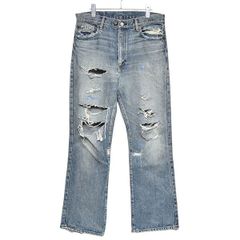 【5/26値下げ】 NEW MANUAL×N.HOOLYWOOD　ニューマニュアル×エヌハリウッド　2023SS 1st MODEL　11.8oz DENIM PANTS　ダメージ加工フレアデニムパンツ　NH-NM-002　8054000200801