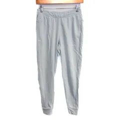 アディダス ロングパンツ スウェットパンツ スポーツウエア ボトムス レディース Mサイズ 水色 adidas 【中古】