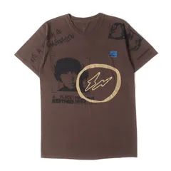【美品】Travis Scott トラヴィス・スコット Tシャツ サイズ:M / 21SS fragment design Cactus Jack 藤原ヒロシ グラフィック Tシャツ (Hiroshi Tee) / ブラウン / コラボ【中古】