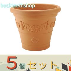 【園芸・農業用品】※５個セット※（株）リッチェル営業　アンティコ鉢　４３型　ＢＲ　【６】７１２２１４