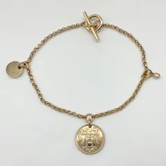 HERMES エルメス ブレスレット エクスリブリス PM サイズST K18PG Au750 ピンクゴールド ダイヤモンド 0.04ct H120441B 00SH トグルクラスプ 【中古】Aランク　5_326