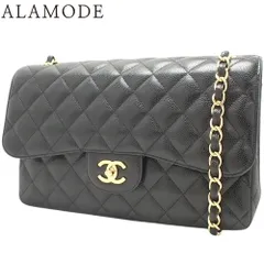 CHANEL(シャネル) マトラッセ クラシック ラージ ハンドバッグ ショルダーバッグ 2way Wフラップ ココマーク キャビアスキン ブラック黒 ゴールド金具 A58600 レディース 40802133612【中古】【アラモード】