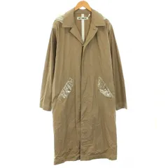 オフホワイト OFF WHITE スプリングコート 春アウター フード ロング S ベージュ /TK ■GY20のサムネイル