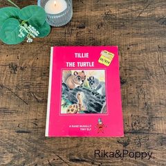 ヴィンテージ 絵本 洋書 ジャンクジャーナル 素材【TILLIE THE TURTLE】A RAND McNALLY TINY ELF