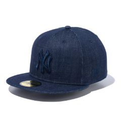 ニューエラ 59FIFTY ニューヨーク・ヤンキース インディゴデニム ネイビー 1個 New Era 5950 NEYYAN INDDEN MNVY 25J 1pc