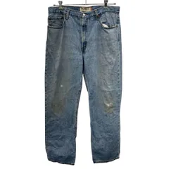 Levi's 550デニムパンツ W36 ライトブルー リーバイス ビッグサイズ ジップアップ カジュアル 古着卸 アメリカ仕入 2507-521