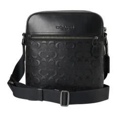 新品 コーチ COACH ショルダーバッグ HOUSTON FLIGHT BAG ブラック