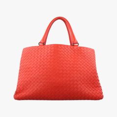 ボッテガヴェネタBottega VenetaイントレチャートレッドラムスキンB00028989M