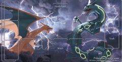 ポケモンカード ラバープレイマット リザードンVSレックウザ 未開封