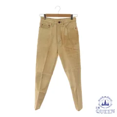 【訳アリ】 Levi's リーバイス パンツ デニム カラーデニム レディース ベージュ 9 日本製 901-6332 送料無料 古着