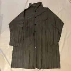 オムプリッセ 地厚 プリーツロングコート オムプリッセ 地厚 プリーツロングコート （HOMME PLISSE ISSEY