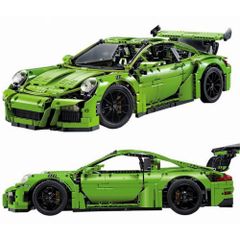 レゴ　互換　テクニック ポルシェ 911 GT3 RS　グリーン
