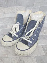 ◇ Θ converse コンバース オールスター m9622 ハイカット スニーカー シューズ サイズ23.5㎝ ネイビー系 レディース P  【1409090020292】のサムネイル