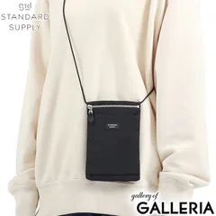 正規取扱店 スタンダードサプライ ショルダーバッグ メンズ レディース 小さめ ブランド STANDARD SUPPLY 日本製 SIMPLICITY SLING PURSE M BLACKのサムネイル