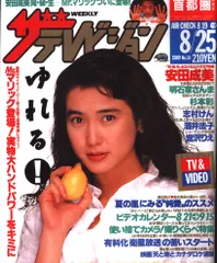 角川書店 ザテレビジョン 1989年8月25日号(首都圏関東版) 34