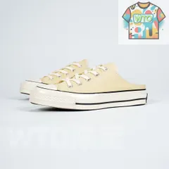 【今日特価】Converse Chuck 1970s スリップオン ハーフシューズ（2023 年ニューカラー：ミルクイエロー）！送料無料！在庫限定のお得な価格です！