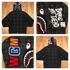 BAPE x UNDEFEATED コラボ　シャークパーカー L 2025年最新】UNDEFEATED bape シャーク パーカーの人気アイテム